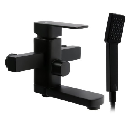 Accoona A6322F bath mixer, silumin, 35 mm cartridge, short spout, black