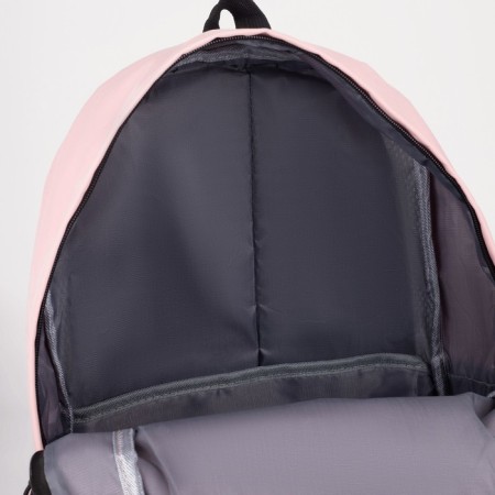 School backpack on lightning from textiles, 3 pockets, pink color-3