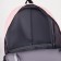 School backpack on lightning from textiles, 3 pockets, pink color