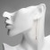 Hanging earrings with rhinestones Xuping broach, shine, white color in pink gold