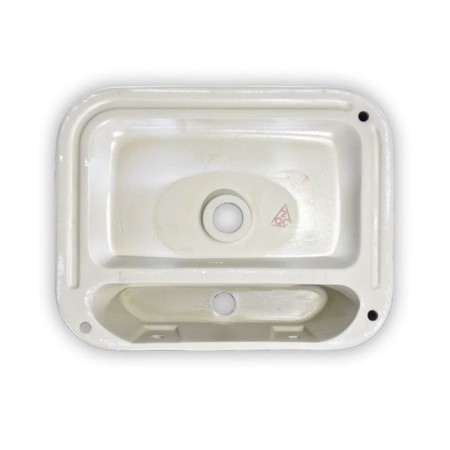 Comforty 78574-50 shell shell, rectangular, white color, 50 cm-4