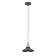 Lamp PL4 BK/BN Metal E27 60W H-pLAFON 13 cm, suspension 80 cm, black