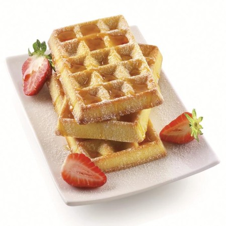 Waffel Classic waffle form, silicone, red-1