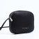 Women's bag Richet with a zipper, black color