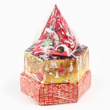 New Year's gift set of sweets in the gift box "Happy New Year", 250 g-4