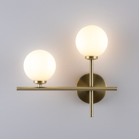 Sconces Arte Lamp Bolla-Picolo A3988AP-2AB, G9, 2x25 W, 12x32x29 cm, bronze-1