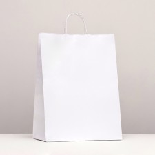 CRAFT package, white, 32 x 18 x 43 cm 70 g/m2