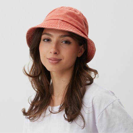 Panama monophonic minku color red, size 56-58-1