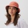 Panama monophonic minku color red, size 56-58