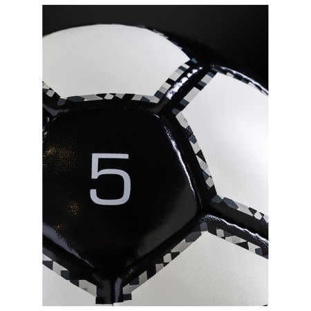Ball football minsa Black, PU, ​​manual stitching, 32 panels, p. 5-5