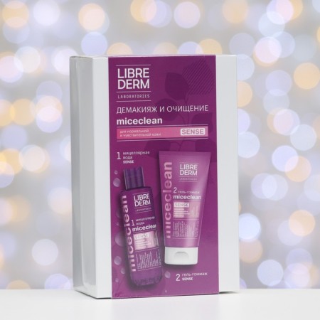 Librederm Miceclean set for normal and feelings. leather, micellar water + gel community-5