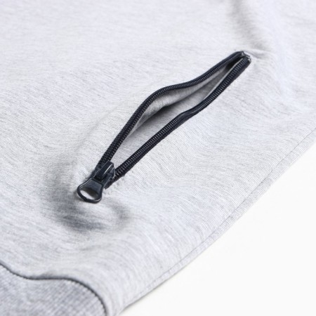 Male costume (sweatshirt/pants), black/gray melange, size 46 (m)-7