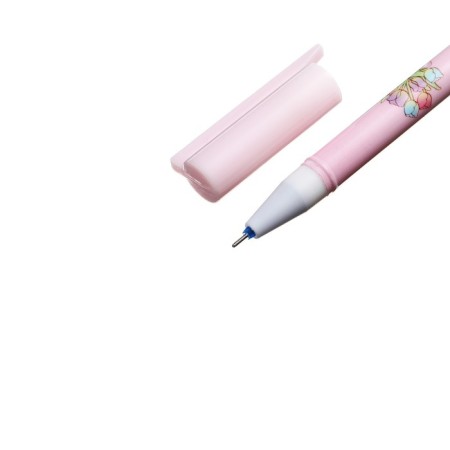 Gel handle with erased ink Calligrata, 0.38mm, blue rod, body with "anime", mix-3