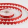 Figure tape "Hearts", 16 mm, 9 ± 0.5 m, red color