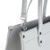 Women's bag with lightning, textura, average size, color gray