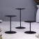 Set of candlesticks 10x20; 10x15; 10x10 cm, black