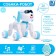 Robot dog Charlie IQ Bot, on the control panel, interactive: sound, light, dancing, musical, on batteries, in Russian, white and white