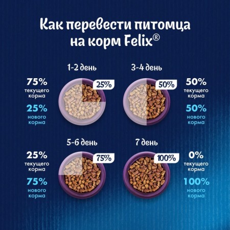 Dry food Felix "Double Yvonatina" for cats, meat, 3 kg-4