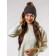 Female ISee hat, size 52-56, chocolate color