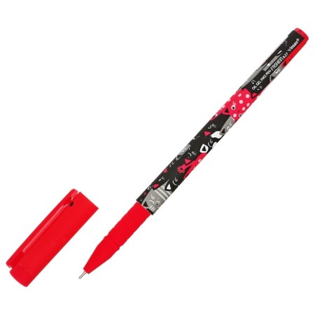 Ballic handle 0.7mm blue oil, Vinson Corps Softtach with a pattern (barcode on a piece) 1053442-3