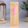 Candle in the cake on the ships "Fine", the number "1", 5 cm, pink