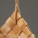 Wicker basket), 16 x 12.5 x 7 x 11.5/16.5 cm, sequoia