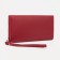 Women's wallet on magnets, red color