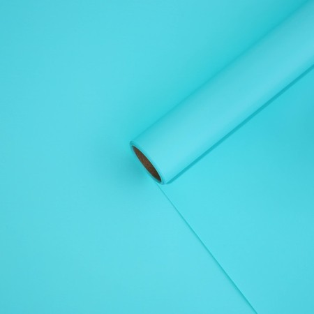 Flower Flower Flower Packing matte "Tiffany", 0.5 x 8 m, 55 μm