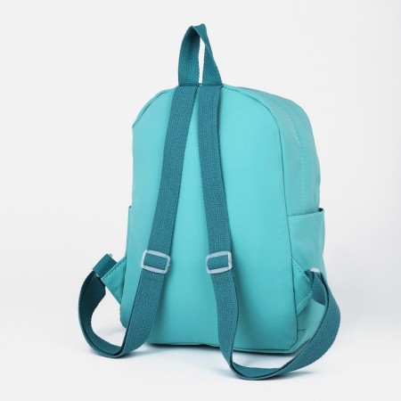 Baby backpack on lightning, 3 outer pockets, turquoise color-5