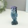 Figure "Wise Eagle" 15x6cm, gray-blue