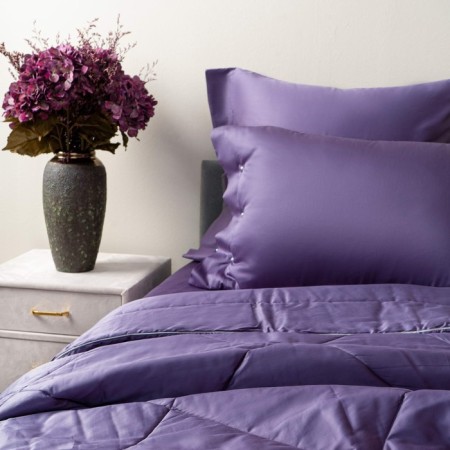 Blanket, size 220x240 cm, lavender color