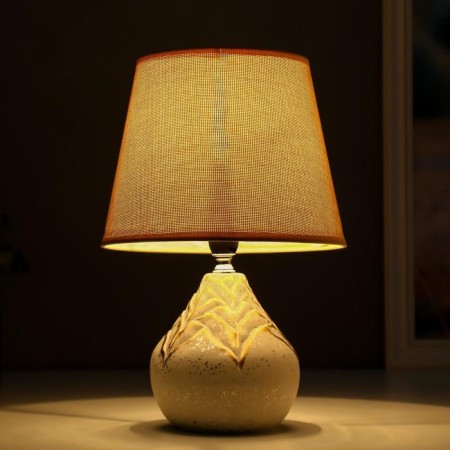 Table lamp 16240/1wt-GD E14 40W Beige 20x20x30 cm Risalux-2