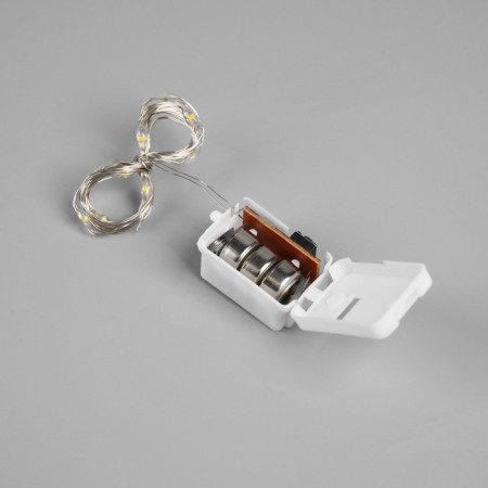 Figure from the tinsel "silver deer" 34x16 cm, 20 LED, AG10x3 (in compli), T/white-3