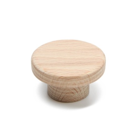 Pen button, 35 mm, wooden y2, 1pc, beech, 1pc-2