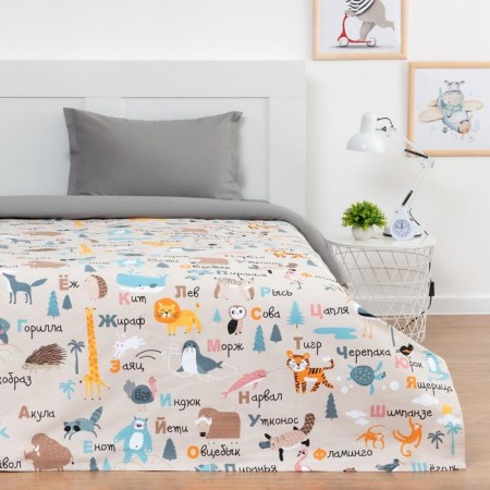 Cover for children's Ethel 1.5 joint venture "Funny alphabet", 145x210 cm, 100% cotton