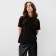 Women's T-shirt with Red Kant Basic Line Color Black, Rr. 48