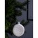 Christmas ball "Squirrel" 8.7x3.1x9.8 cm, 1 LED, LR44x3 (in the set), T/white