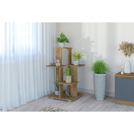 Flower stand No. 1, 500x500x852, oak craft gold-2