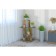Flower stand No. 1, 500x500x852, oak craft gold