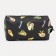 Cosmetic bag with lightning, black color