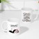 Sublimation mug "Happy Day of your dofigale", with application