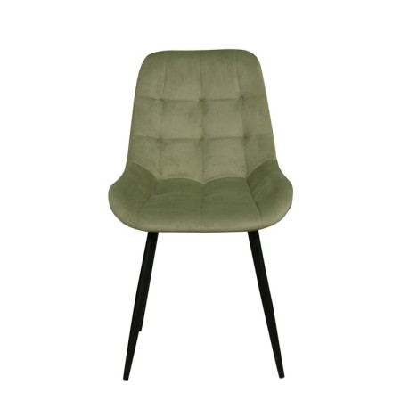 Quarter U -chair, velor tenerife nephritis / Black metal-2