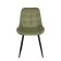 Quarter U -chair, velor tenerife nephritis / Black metal