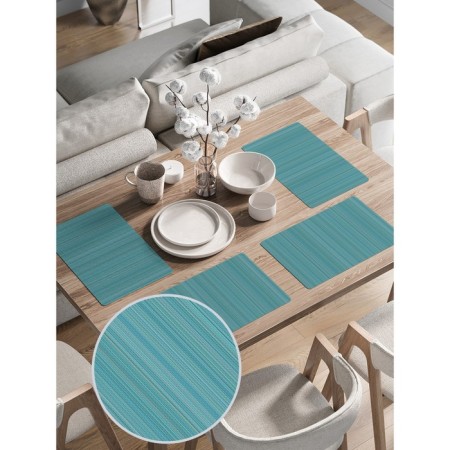 A set of napkins for setting the table "Strict style", rectangular, rounded edges, size 30x46 cm, 4 pcs-1
