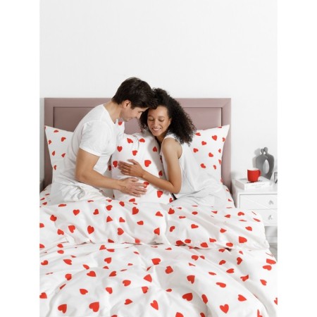 Bed linen euro, size 240x220 cm, 215x220 cm, 50x70 cm - 2 pcs-5