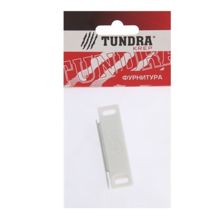 Magnet furniture tundra M002W, 60x13 mm, medium, white color, 1 pc.-2