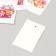 Cardboard "Flowers 14" set 10 pcs (5 types) 4x6 cm