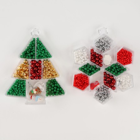 New Year! Set for creativity "New Year's decoration from beads", types of mix-3