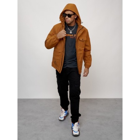 Sports male jacket, size 48, mustard color-7