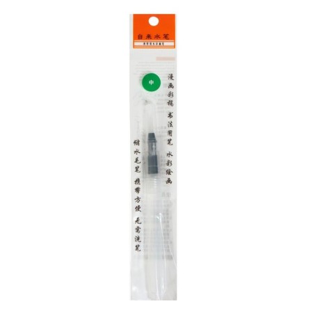 Calligraphic brush, synthetics, round, medium, with a reservoir-1